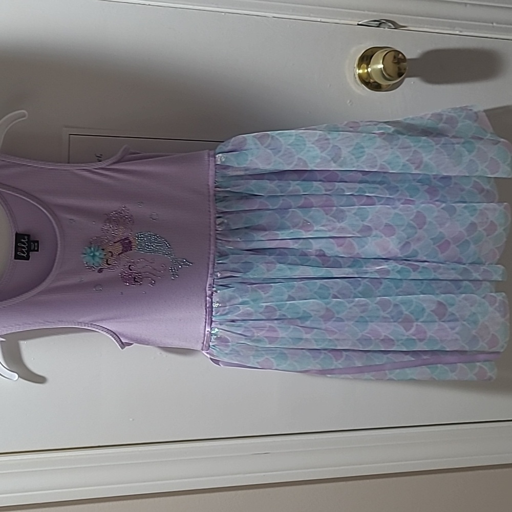 Little Girls mermaid dress size 7/8